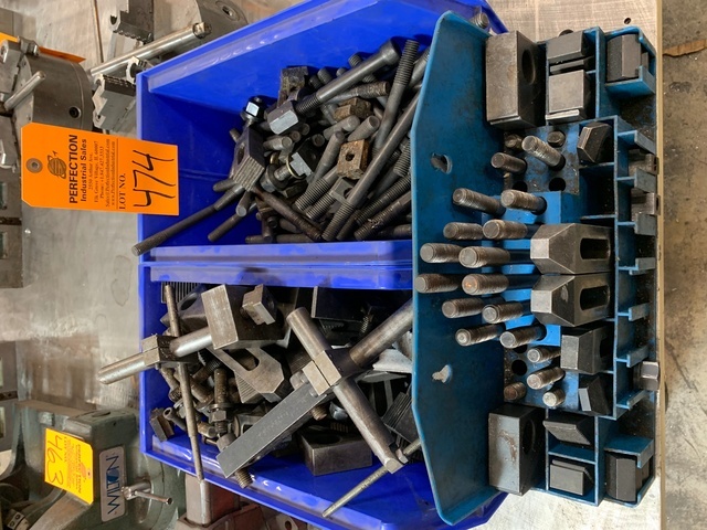 Lot of Assorted Clamping Hardware and Vise Stops