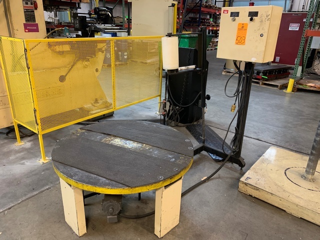 Shop Made Uncoiler, 42" Dia, Side Roller Guide