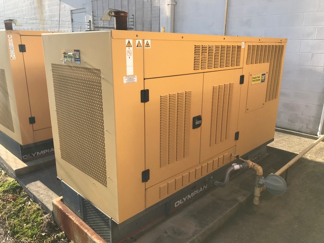 2002 CATERPILLAR G100F3 Natural Gas Generator, s/n OLY00000CNFC00705, w/ 100 kw, 125 kva