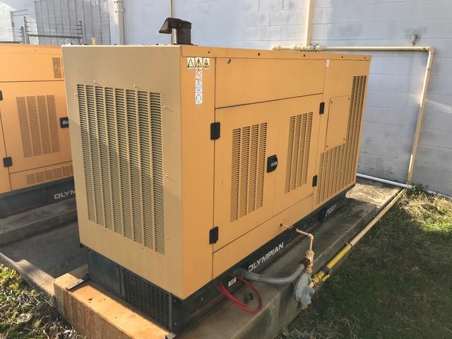 2000 CATERPILLAR G100F1 Natural Gas Generator, s/n F5851A/001, w/ 100 kw, 125 kva