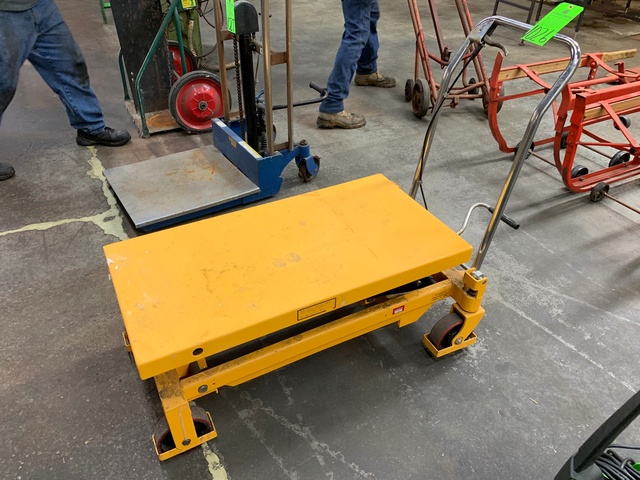 WESCO Scissor Lift Table, 1650 LB Capacity