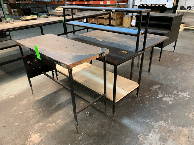 Lot of (5) Work Benches and Tables