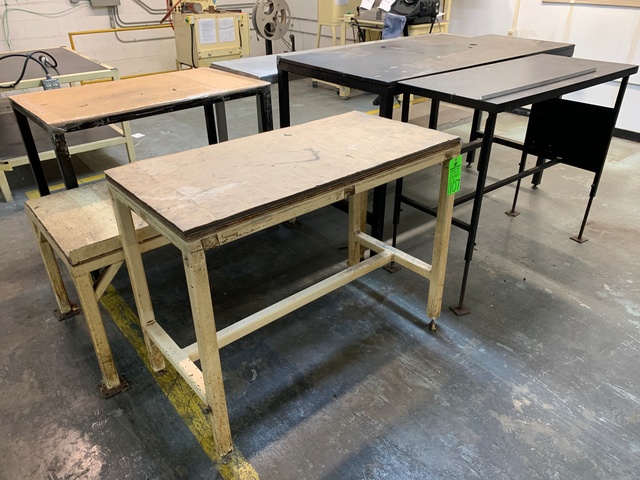 Lot of (6) Work Benches and Tables