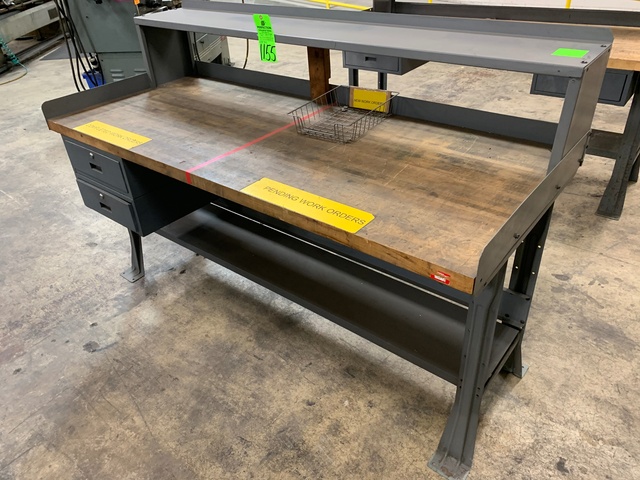 Wood Top Work Bench, 30" x 72"