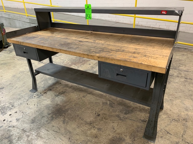 Wood Top Work Bench, 30" x 72"