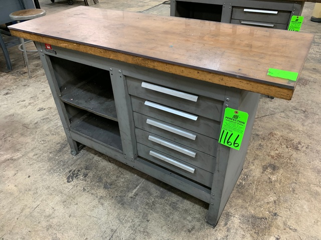 Kennedy Work Bench w/ Wood Top, 20" x 54"