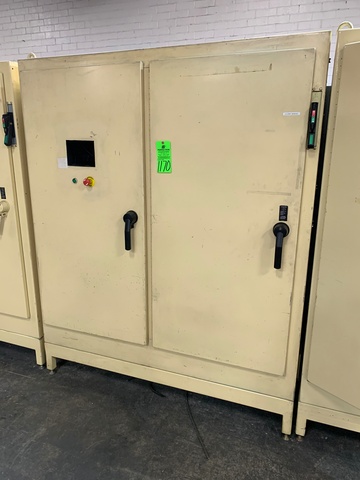 Control Cabinet w/ Contents Including All Electrical Relays, Contactors, Frequency Drives, Servo Drives,  Etc