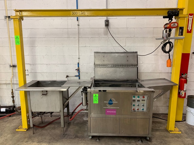 Gantry System 7' x 10'L, w/ CM ShopStat 300 LB Electric Hoist w/ Pendant