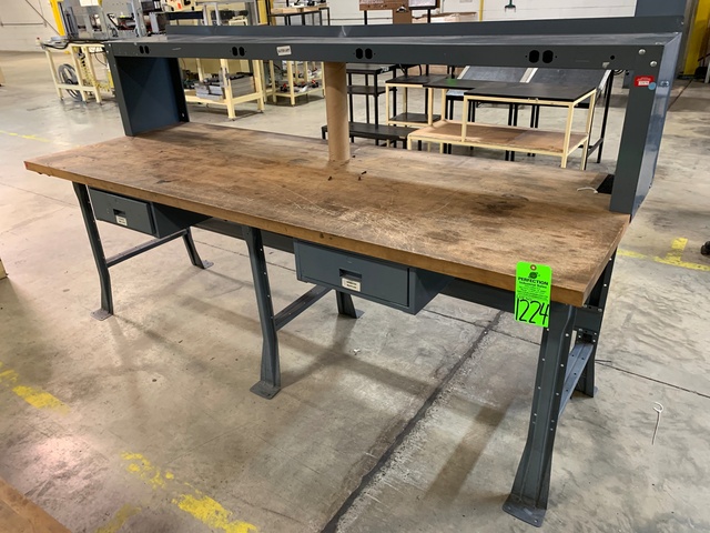 Work Bench w/ Wood Top, 36 x 96"