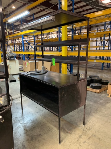 Steel Lighted Work Bench, 30" x 60"