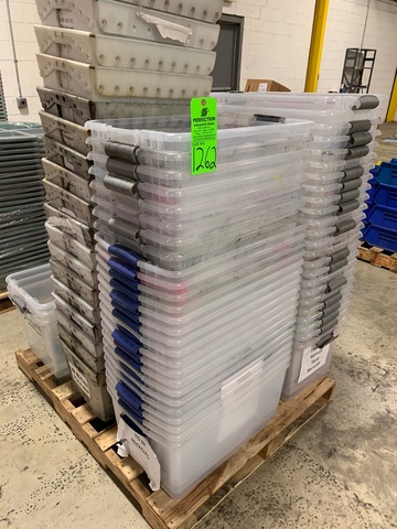 Lot of Plastic Parts Bins