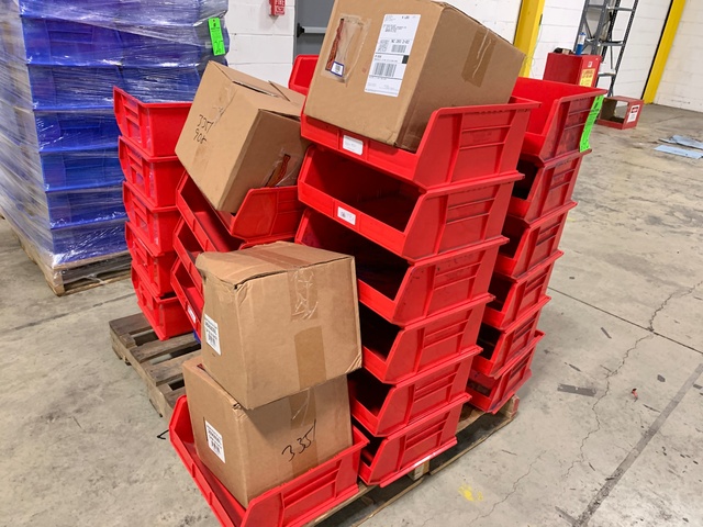 Lot of Plastic Parts Bins