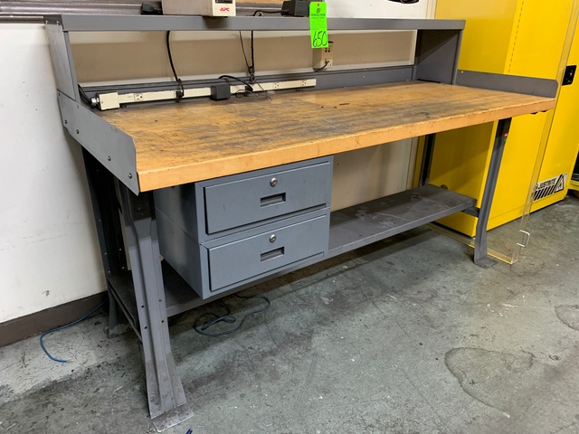 Wood Top Work Bench, 30" x 72"