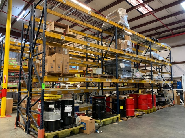 Lot of (3) Sections of Pallet Racking, 16'T x 12'W x 42"D Sections