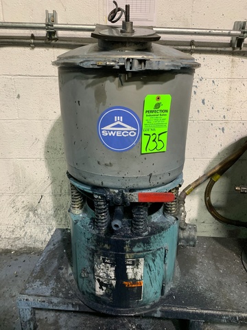 SWECO GM18L Vibratory Tumbler, s/n C15329-