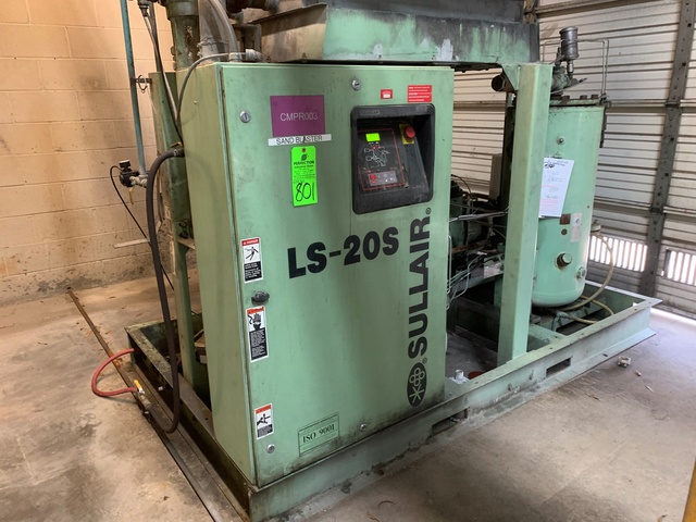 SULLAIR LS-20S 125 hp Air Compressors, s/n 003-120889