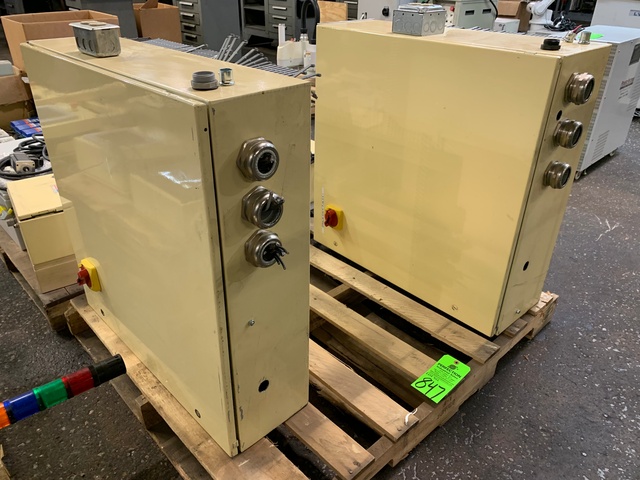 Lot Comprising (2) Control Cabinets