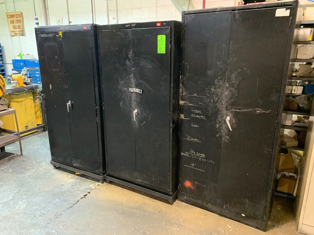 Lot of (3) Shop Cabinets