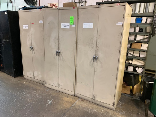 Lot of (3) Shop Cabinets
