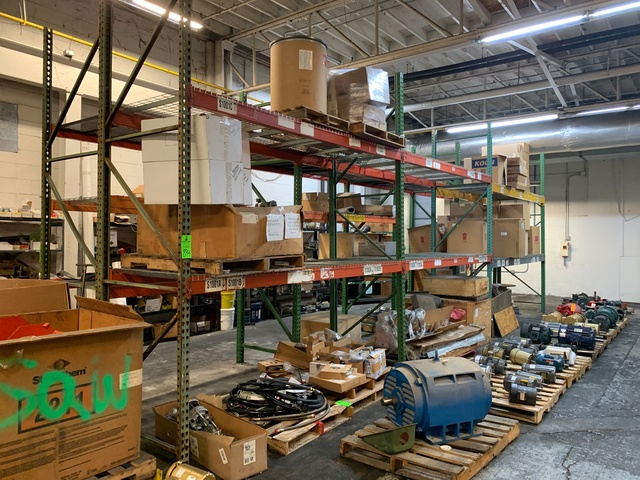 (3) Sections of 12'T x 12'W x 42"D Pallet Racking