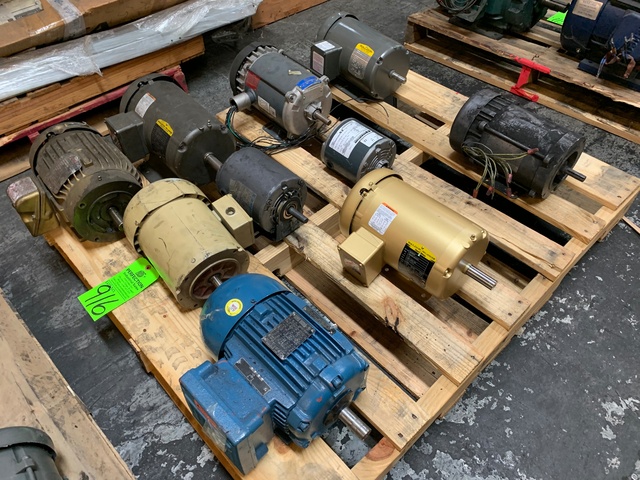 Pallet of (10) Electric Motor from 1/8 -2 HP