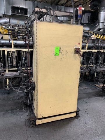 Control Cabinet w/ Contents Including All Electrical Relays, Contactors, Frequency Drives, Etc