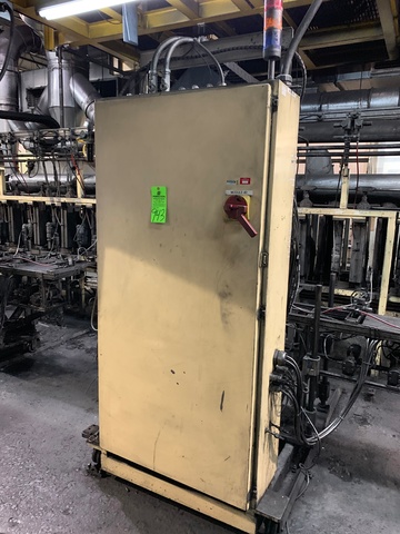 Control Cabinet w/ Contents Including All Electrical Relays, Contactors, Frequency Drives, Etc