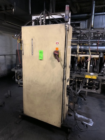 Control Cabinet w/ Contents Including All Electrical Relays, Contactors, Frequency Drives, Etc