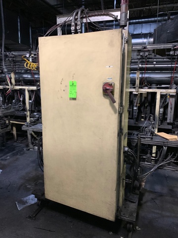 Control Cabinet w/ Contents Including All Electrical Relays, Contactors, Frequency Drives, Etc