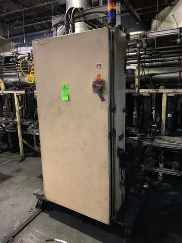 Control Cabinet w/ Contents Including All Electrical Relays, Contactors, Frequency Drives, Etc