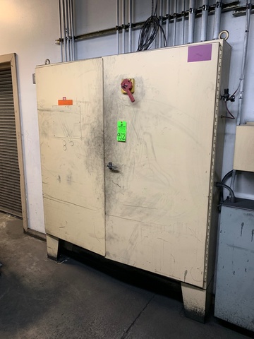 Control Cabinet w/ Contents Including All Electrical Relays, Contactors, Frequency Drives, Etc