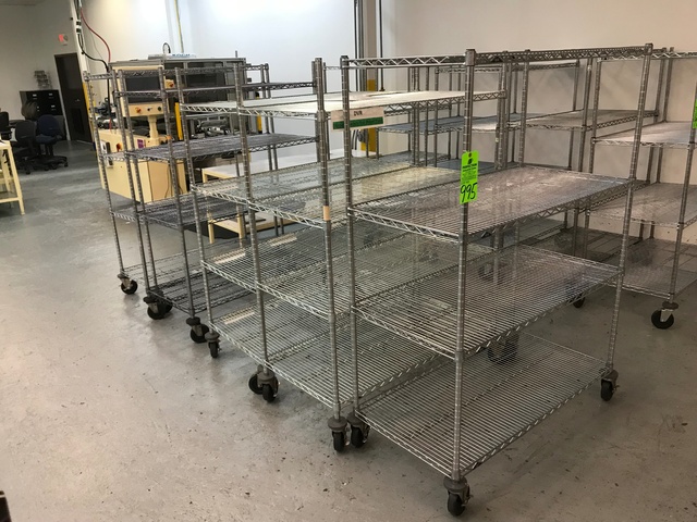 Lot of (5) Meto Racks