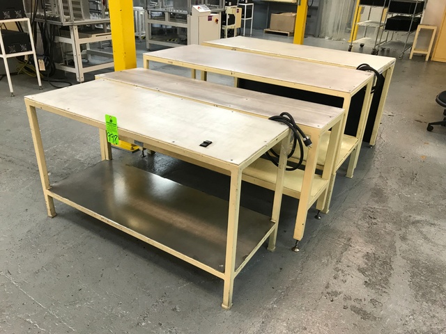 Lot of (4) Shop Tables