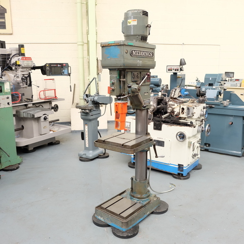 Meddings Heavy Duty Geared Pillar Drill