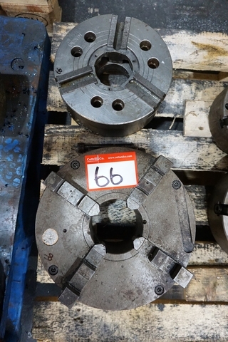 10'' 3 Jaw Chuck & 12'' 4-Jaw Chuck