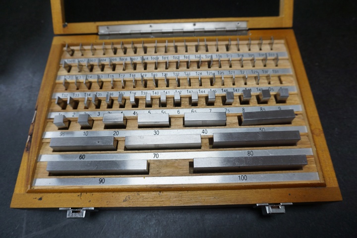 Insize Steel Gauge Block Set, 87 Pieces, Grade 2