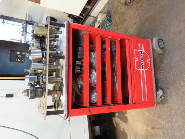 Qty of ISO40 Tooling with Mobile Trolley