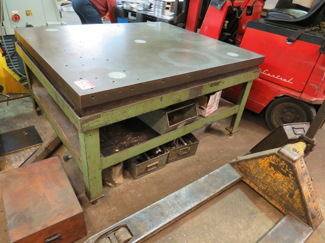 59'' x 52'' Steel Table