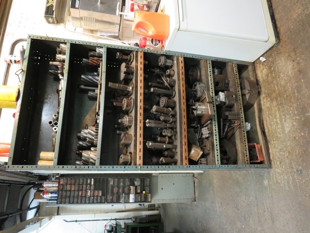 Rack with Qty Cutters, Boring Bars and Chucks