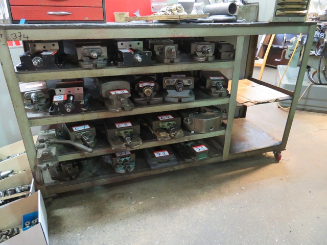 Mobile Work Bench with 4 Shelves