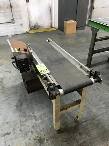 Unknown Make 41" x 10"W Powered Belt Conveyor