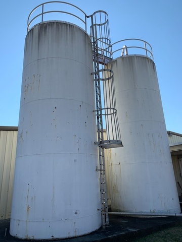 Dual 50,000 LB Silo Loader System, w/ M-TEK CF-200/PF Vacuum Loader