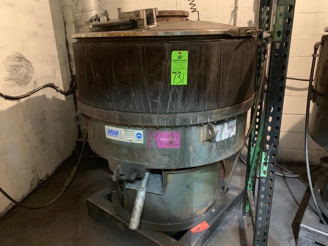 SWECO M45RC 48" Vibratory Tumbler, s/n 45M-474-26