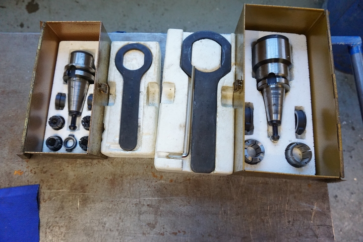 (2) Acramil Screw Shanked Milling Chucks