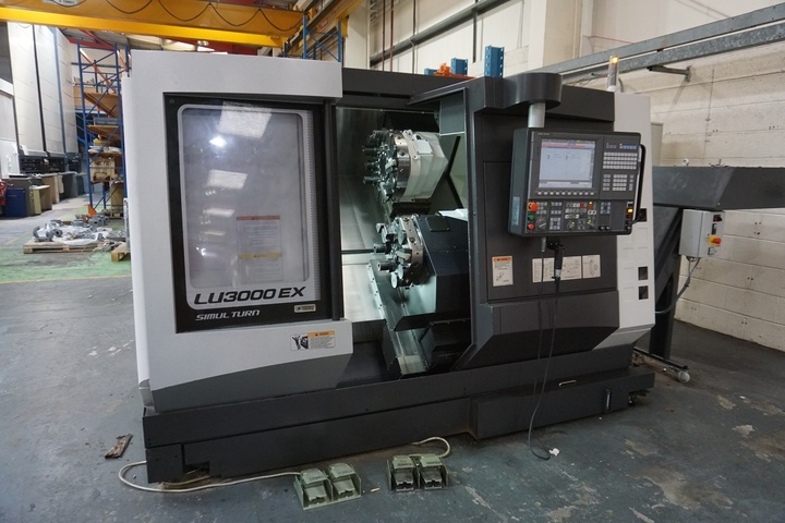 Okuma LU3000EX Simul-Turn CNC Turning Centre