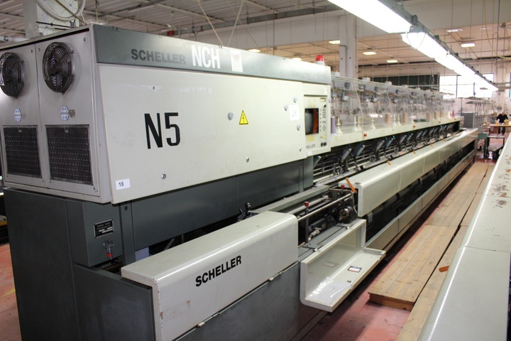 Scheller Model NCH Fully Fashioned Flat Knitting Machine