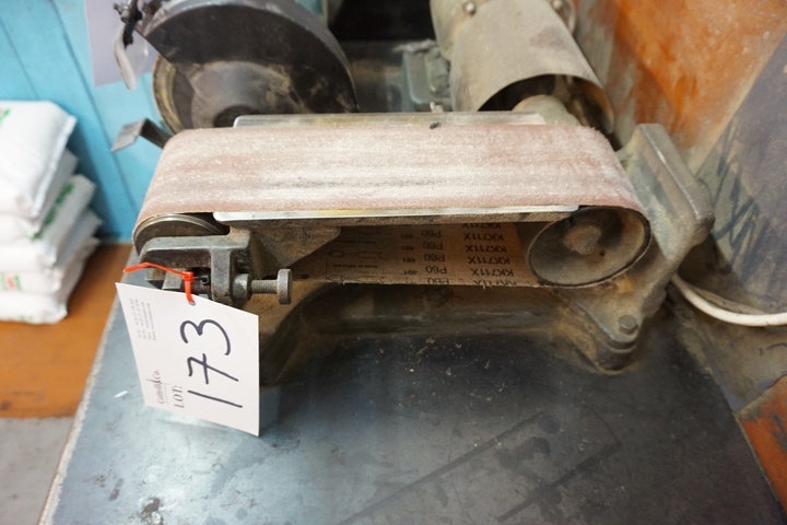 Bench Mounted Horizontal Belt Linisher