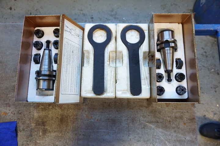 (2) x Acramil Screw Shanked Milling Chucks