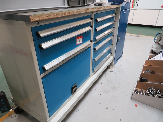 9 Drawer and 1 Door Mobile Cabinet
