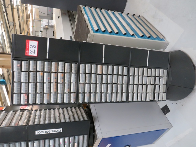 Storage Rack with Guhring Carbide Drills